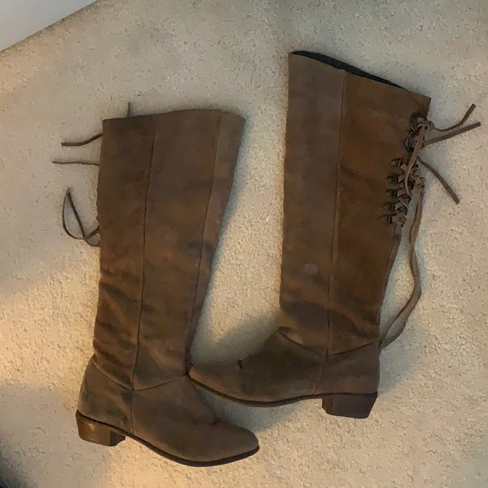 Brown Knee High Boots